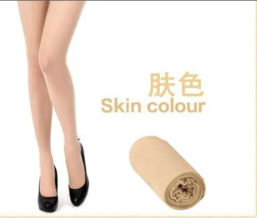 Beige 40D бархатные нити сексуальные чулки, колготки meia calca, бикини женские колготки - Цвет: Beige