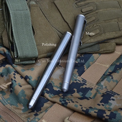 Титановая тактическая шариковая ручка TC4 для самообороны персональной защиты