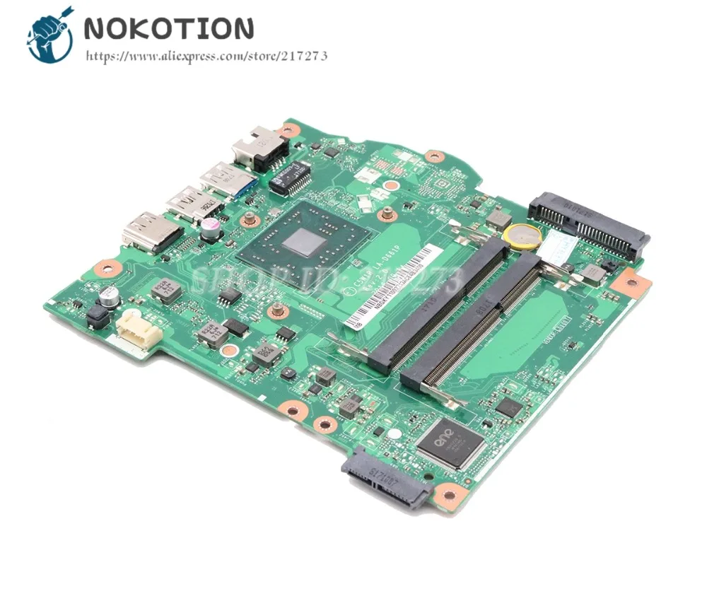 NOKOTION для acer aspire ES1-523 материнская плата для ноутбука DDR3 с процессором на плате C5W1R LA-D661P NBGKY11002