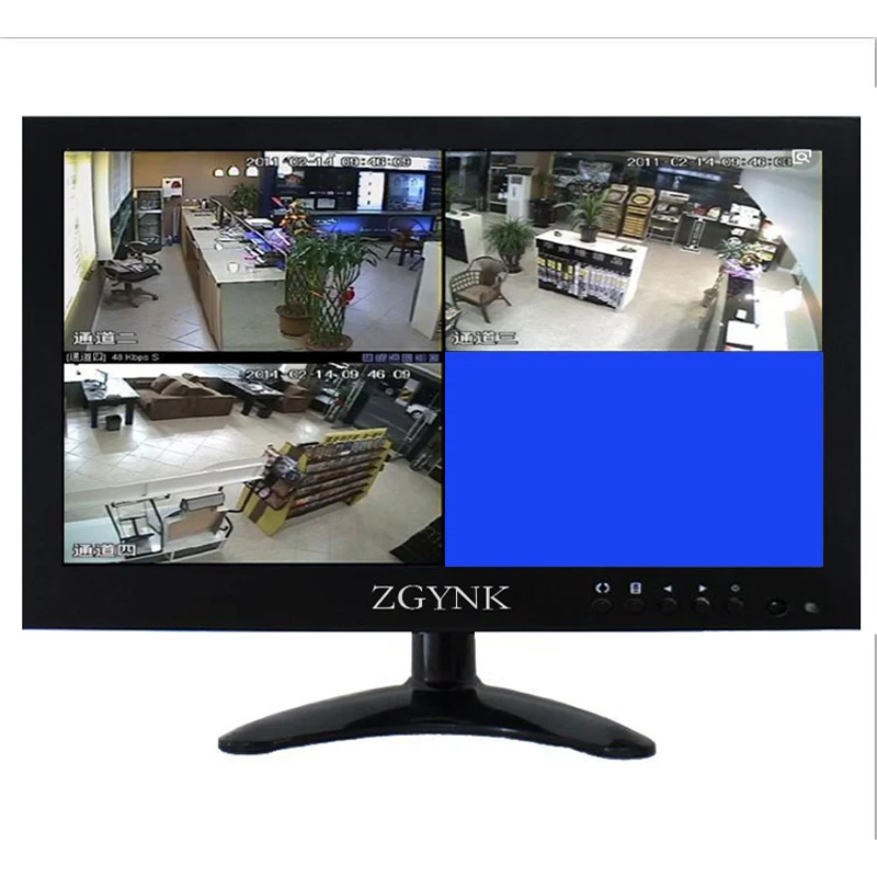 5 5-дюймовый широкоформатный четырехканальный HD IPS LCD VGA BNC1 BNC2 BNC3 BNC4 интерфейсный