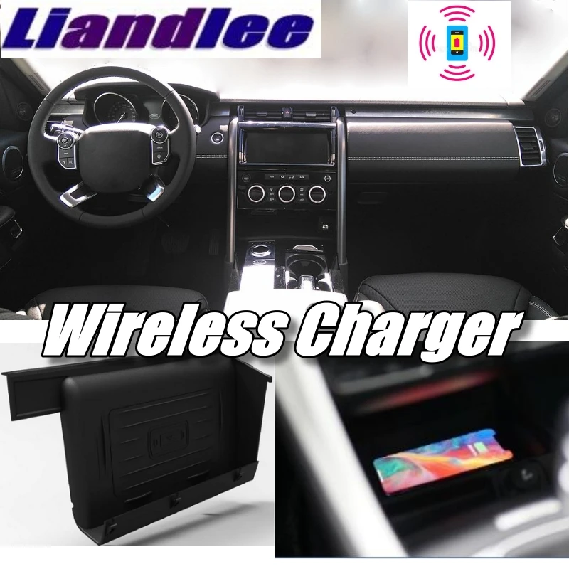 Liandlee беспроводной автомобильный телефон Charg er подлокотник отсек для хранения