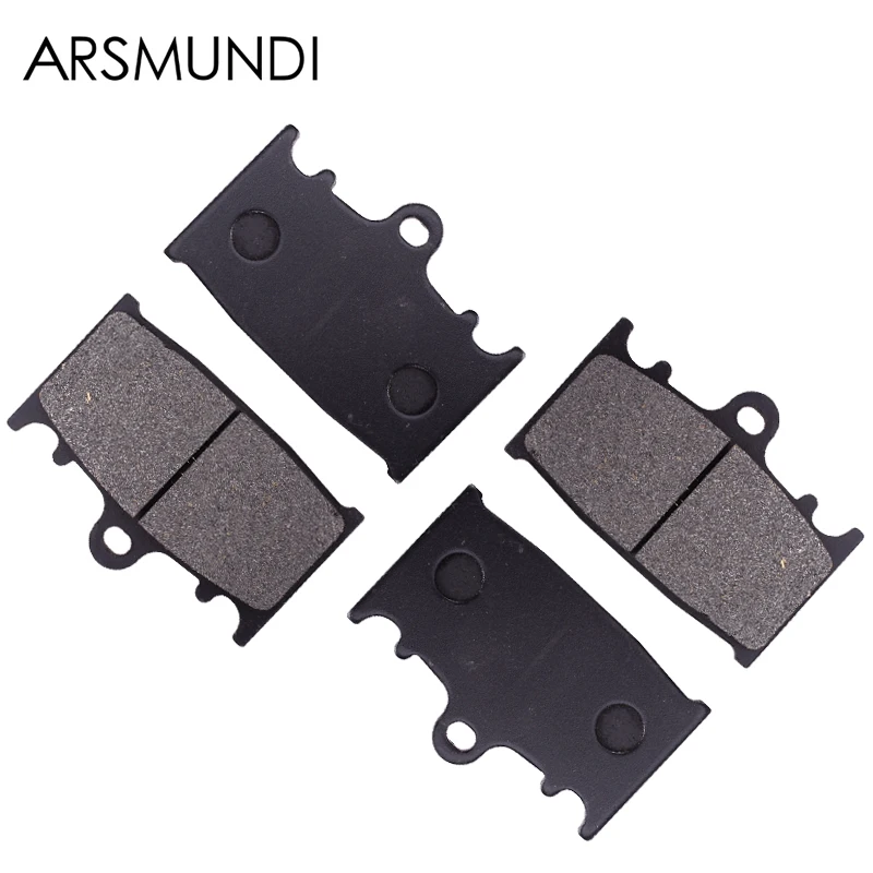 2 пары передних тормозных колодок мотоцикла для KAWASAKI ZX 6R 7R 9R 12R ZZR 600 GPz 900R ZRX 1100 1200 VN