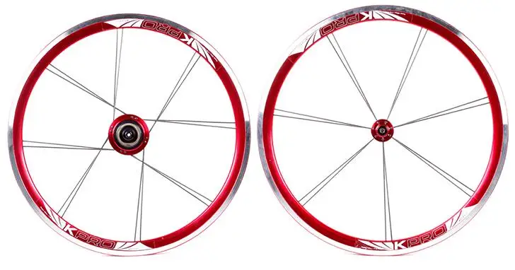 Litepro Топ уровень Starlight 20 дюймов 406 Сверхлегкий складной велосипед Wheelset колеса Bmx