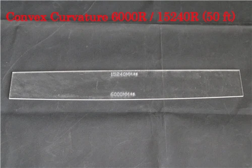 TU6000R15240R Гитарная Панель задняя пластина Arc Scale акриловый шаблон Акустическая классическая гитара аксессуары для инструментов - Цвет: TU6000R15240R