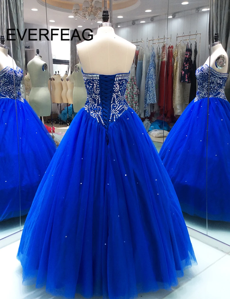 Бальное платье Королевского синего цвета с бусинами 2020|royal blue quinceanera dresses|quinceanera