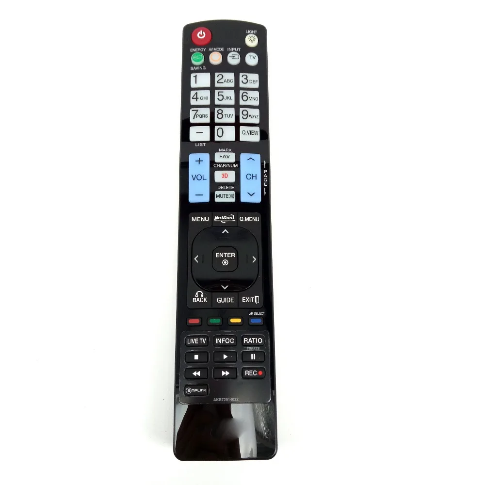 Новый оригинальный пульт дистанционного управления для телевизора LG AKB72914032