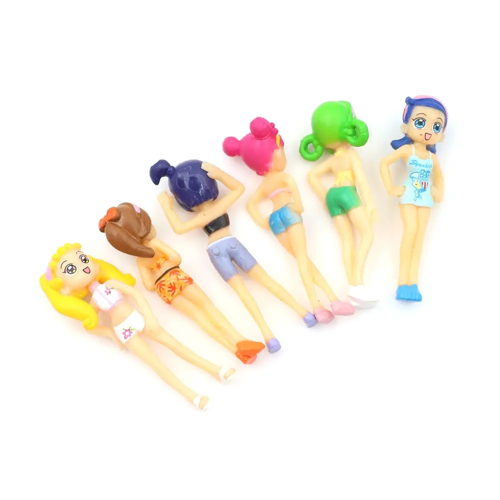 6 шт./компл. разные стили летнее пляжное бикини для девочек май статуэтки