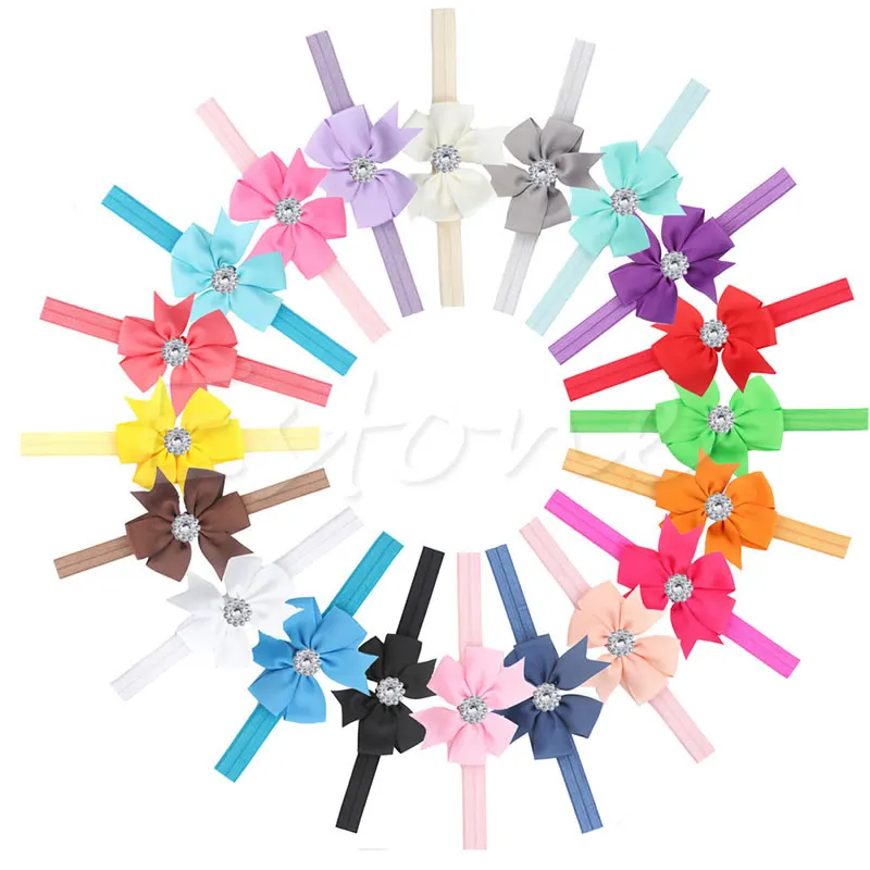 

10Pcs Newborn Headband Kid Girls Accessories Bow Hair Band