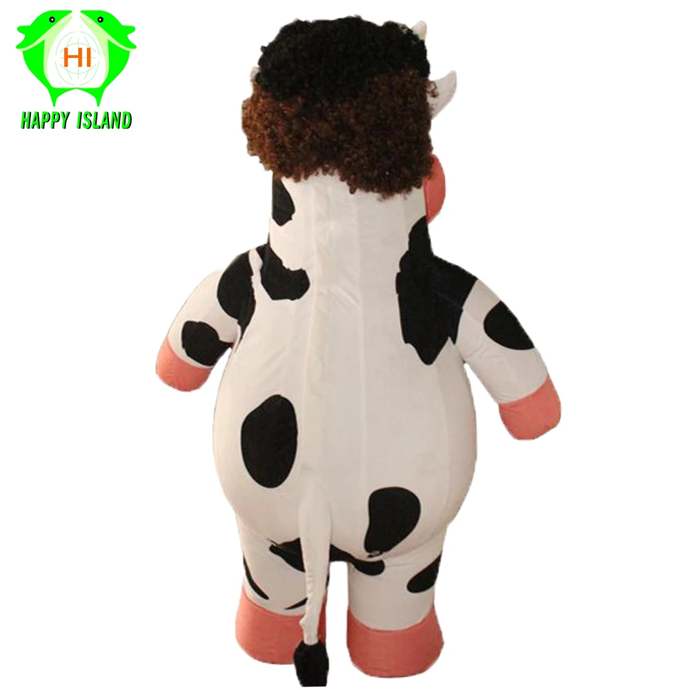 New Style Giant Cow Inflatable Costume Halloween Party Advertising 1.9M Tall Customized Cosplay Costumes for Adult | Тематическая