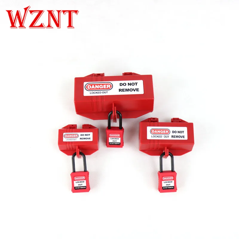 

free shipping Electrical Appliance Large Plug Lockout Tagout Box Lock Device Safety LOTO Tool