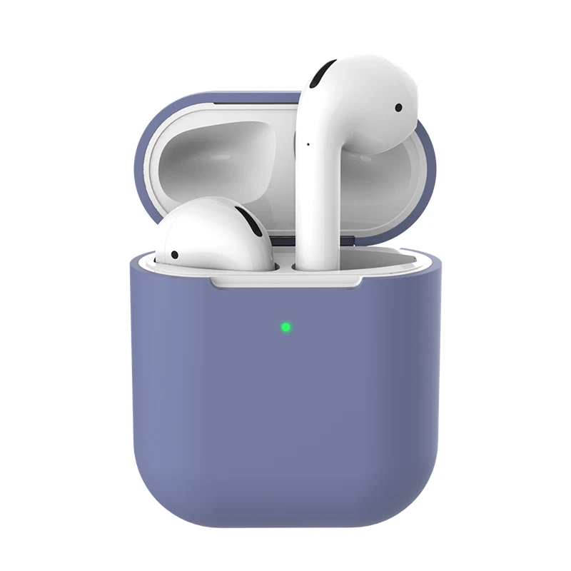14 Мягкий силиконовый чехол из ТПУ для Apple Airpods 2, аксессуары, защитный чехол, ультра тонкий противоударный чехол для наушников, подставка для Air Pods 2nd - Цвет: 14