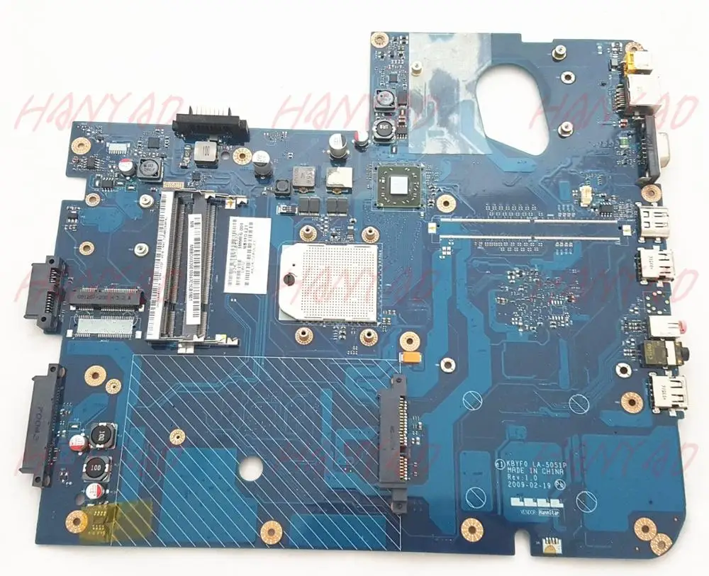 MBBDU02001 MB.BDU02.001 для Gateway NV73 Материнская плата ноутбука LJ71 NV7309U KBYF0 LA 5051P ddr2 Бесплатная