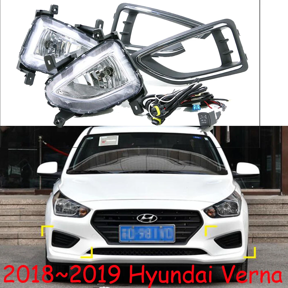 halogen 2018~2019 verna daytime Light solaris fog light headlight accent Elantra Genesis i10 i20 taillight | Автомобили и