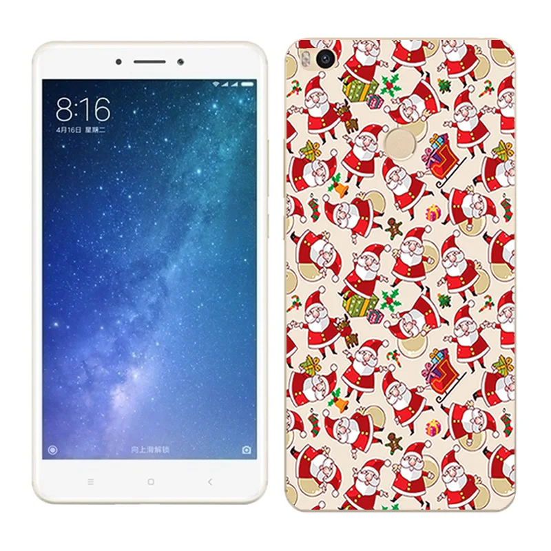 25 Чехол s для Xiaomi Mi Max2, мягкий силиконовый чехол для Xiaomi Mi Max 2 X'mas Day, окрашенный чехол для телефона xiomi Mi Max 2, Fundas - Цвет: 25