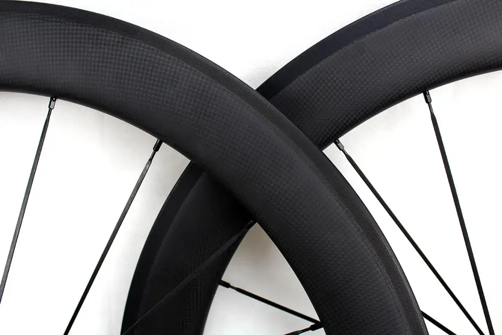 Carbon Road bike wheels depth 60mm 700C clincher chinese fiber bicycle wheelset rim width 25mm Novatec hub | Спорт и развлечения