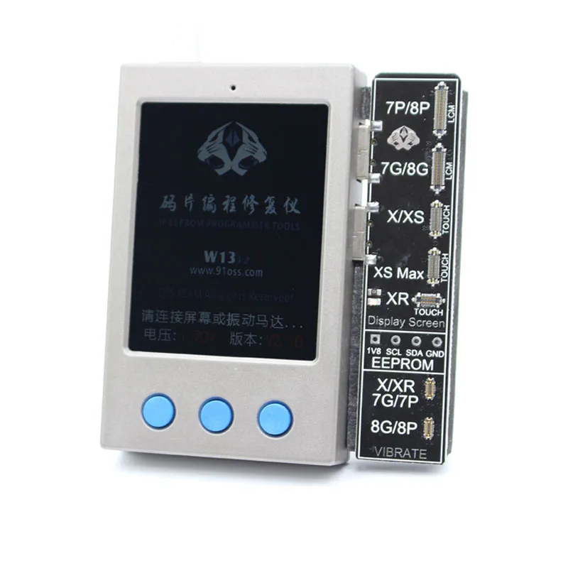 W13 ЖК дисплей датчик окружающего света вибратор ремонт IP EEPROM программист для iPhone 7