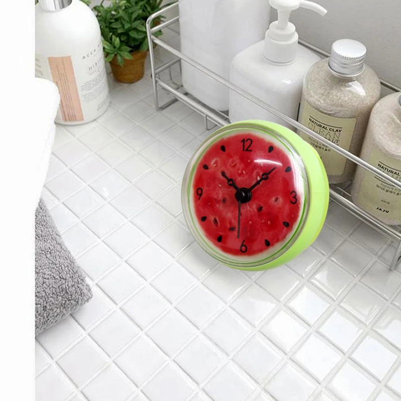 Мини часы для ванной и кухни водостойкие с питанием от батарейки|wall clock living room|clock