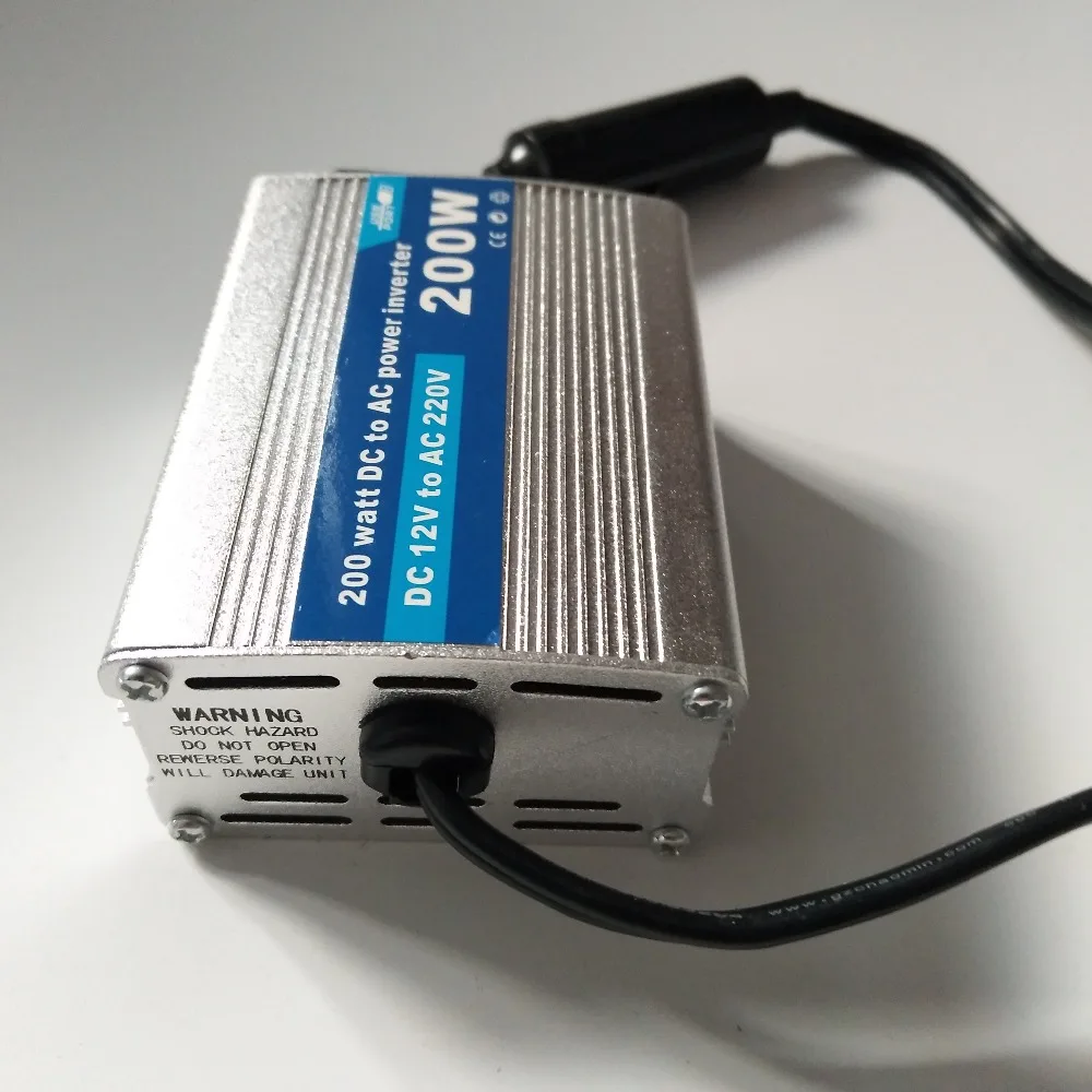 CE RoHS модифицированный синусоидальный выход с USB DC 12V 24V к AC 220V 110V автомобильный инвертор 100W 150W 200W