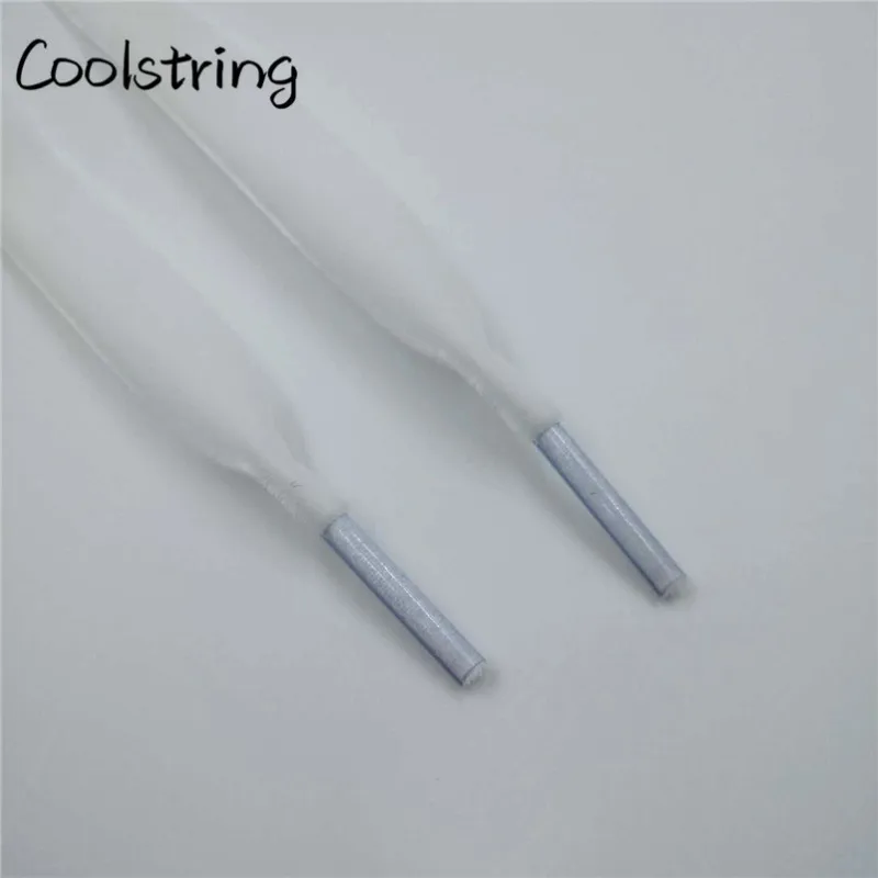 Coolstring 1,27 см(1/2 дюйма) пластиковые наконечники плоские односторонние сверхпрочные вельветовые шнурки для спортивной обуви одна пара Прямая поставка