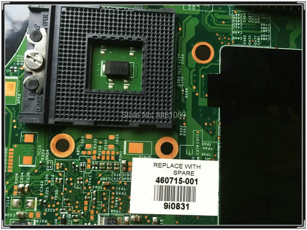 Материнская плата 460715 001 для ноутбука hp pavilion DV2000 DV2500 DV2700 COMPAQ V3000 448598 965GM DDR2 100%