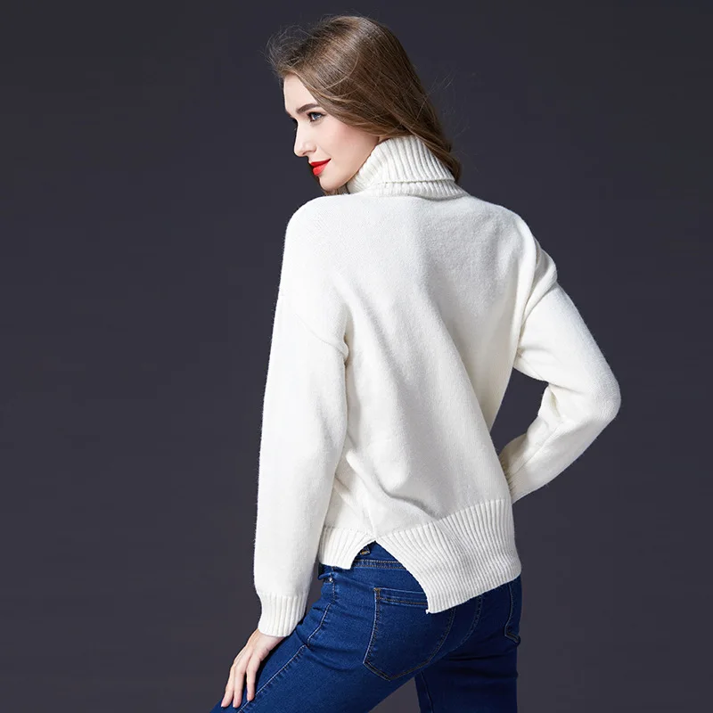Winter Turtleneck Sweater Women 2019 Tassel And Pullovers Fashion Stars Sequins Long Sleeve Top Pull Femme | Женская одежда