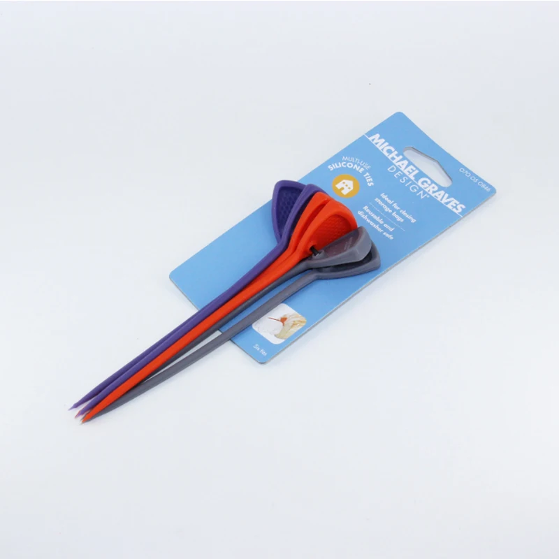 6 шт. пакеты для ланча зажимом запечатывания пакетов цвет силиконовый порт