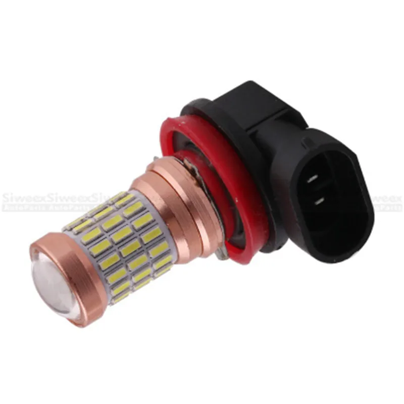 2 шт. Автомобильные светодиодные лампы 60 SMD 4014 H4 H7 H8 H11 9005 9006 12 В постоянного тока|led