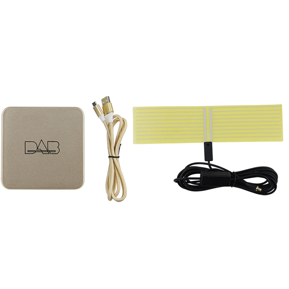 Stereo High Sensitivity Low Voltage External DAB Android Car Audio Amplified Small Radio Box Auto Stable Receiver Digital Tuner |