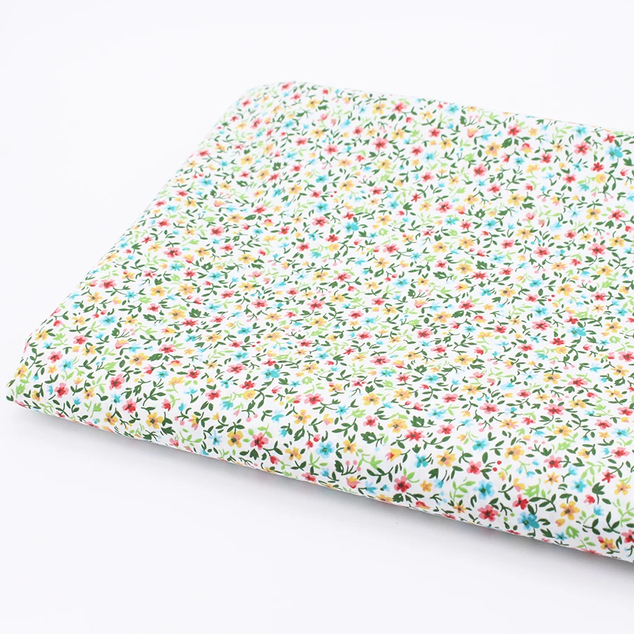 Цветы Ткань ситец для Вышивание Материал ткань поплин S хлопчатобумажные ткани