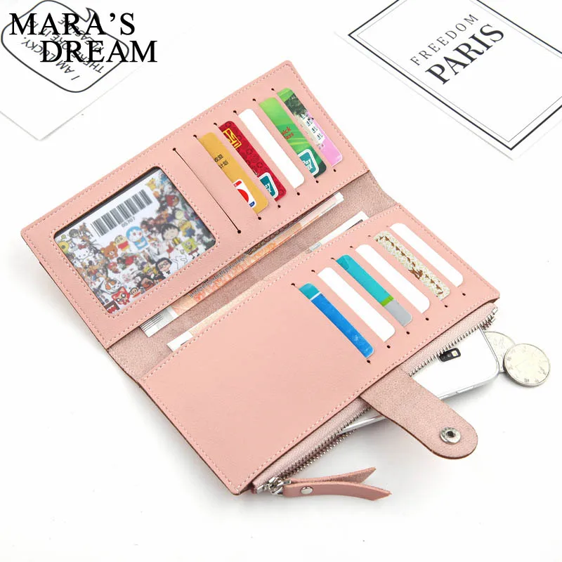 Кошелек Mara's Dream женский из искусственной кожи Длинный дизайнерский клатч для