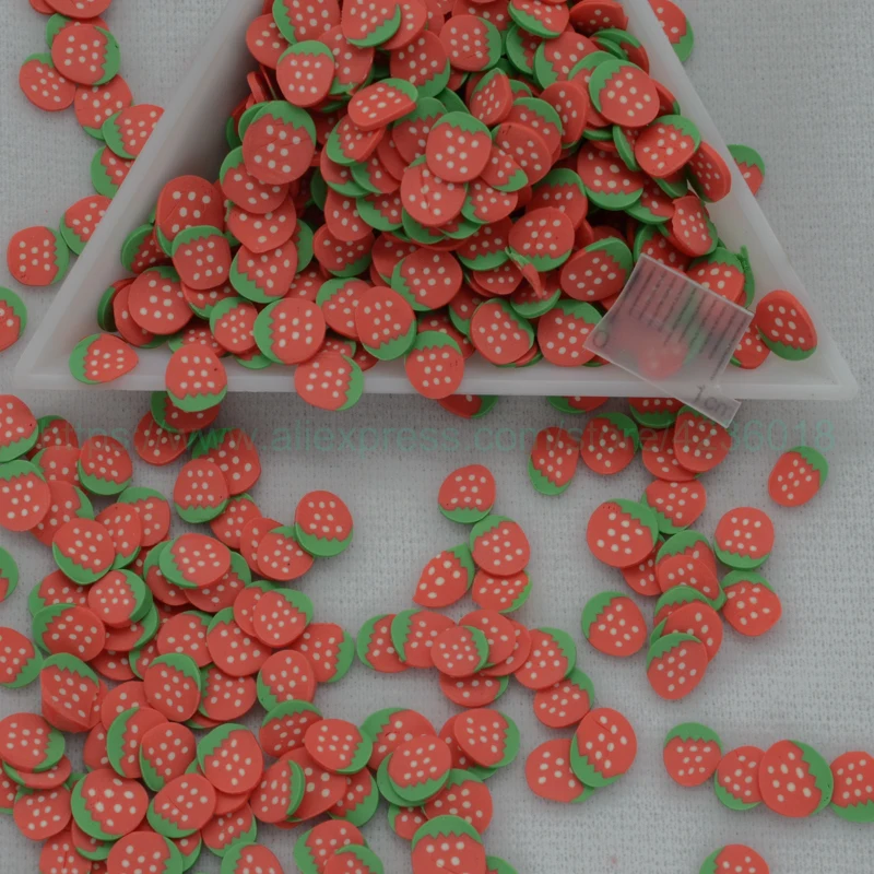 65 г фрукты формы полимерные глиняные ломтики красочные брызгает для украшения