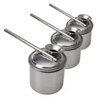 Шприц для распыления глины из нержавеющей стали, металлический атомайзер, инструменты для гончарная керамика, 100 мл, 200 мл, 300 мл