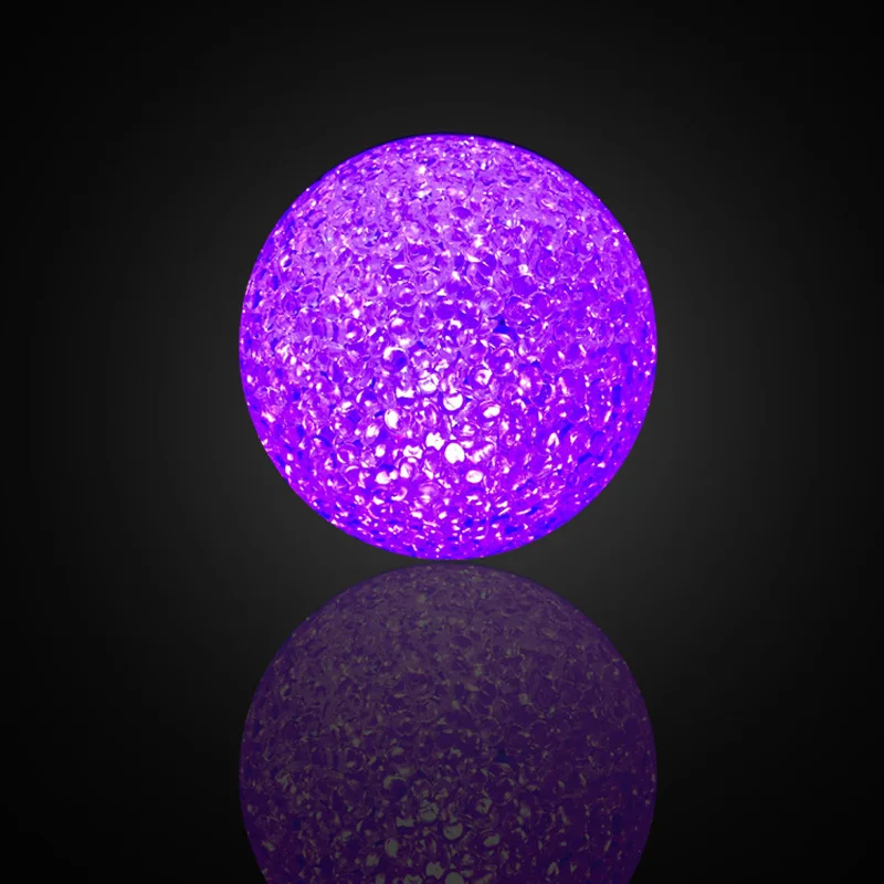 Прекрасный Цвет изменение хрустальный шар светодиодный ночной Светильник