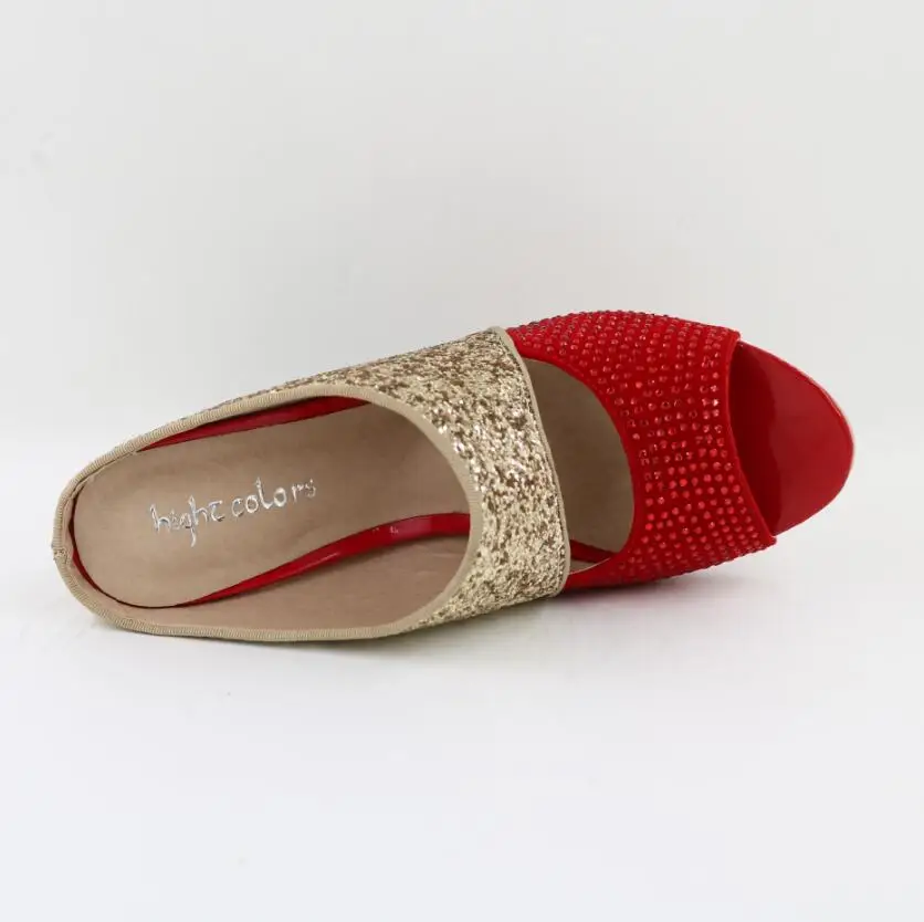 Женские босоножки на высоком каблуке Модные Босоножки с открытым носком Украшенные бусинами летние