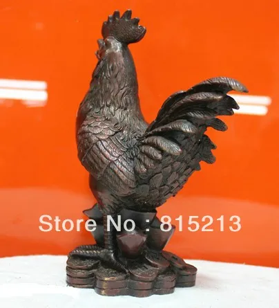 Bi00417 Китайский Народная Культура HandMade Чистая Бронзовая статуя 12 Зодиака