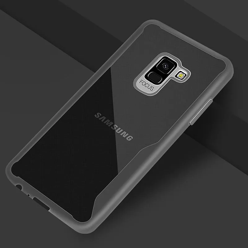 ТПУ для samsung A6 плюс 2018 телефон случаях прозрачный силиконовый A8 чехол задняя