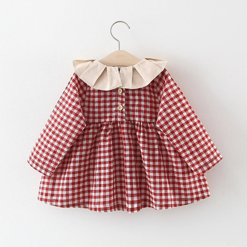 2 вида цветов весеннее милое платье для маленьких девочек одежда малышей