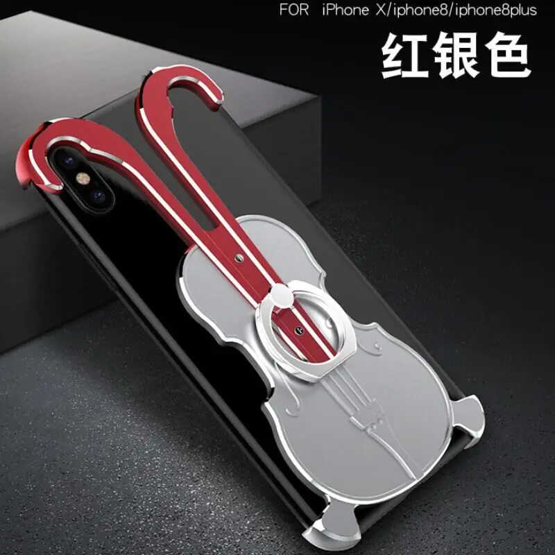 Factory outlets the new for iphoneX mobile phone shell For Apple 8/8plus stylish metal frame stent | Мобильные телефоны и