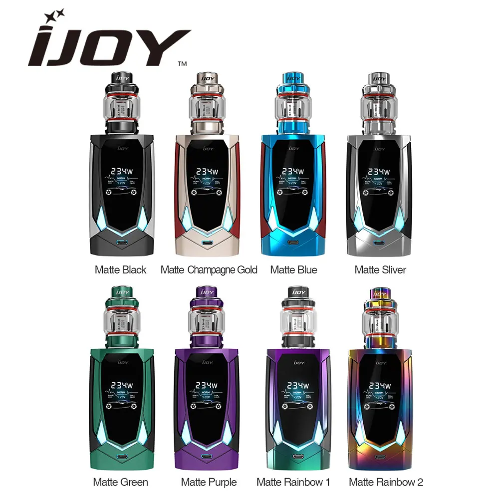 Оригинальный комплект IJOY Avenger 270 с голосовым управлением TC 3 2 мл/4 7 мл баком Subohm