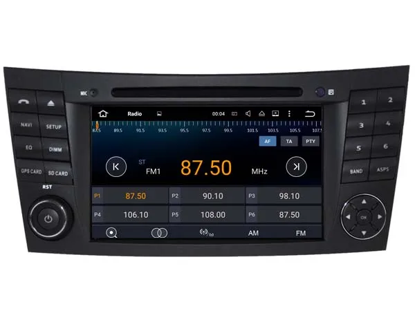 Android 7.1 авто стерео Мультимедиа для Benz E Class W211 (2002 2008) dvd плеер GPS Bluetooth Радио