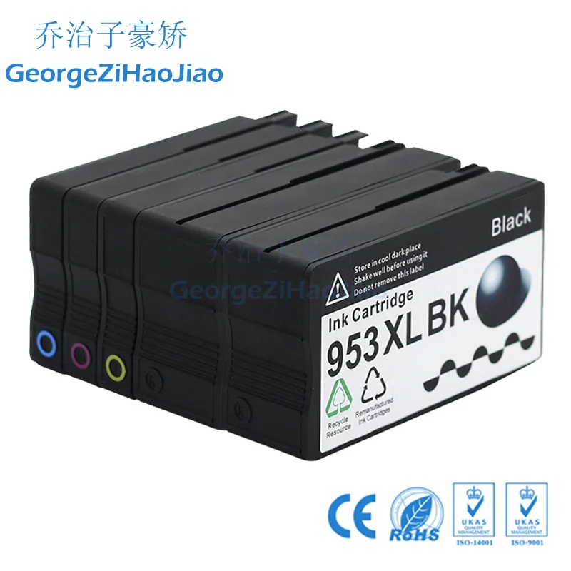 5 X 953XL с чипом для hp 953 чернильный картридж 7740 8210 8710 8715 8720 8730 8740 8725 8728