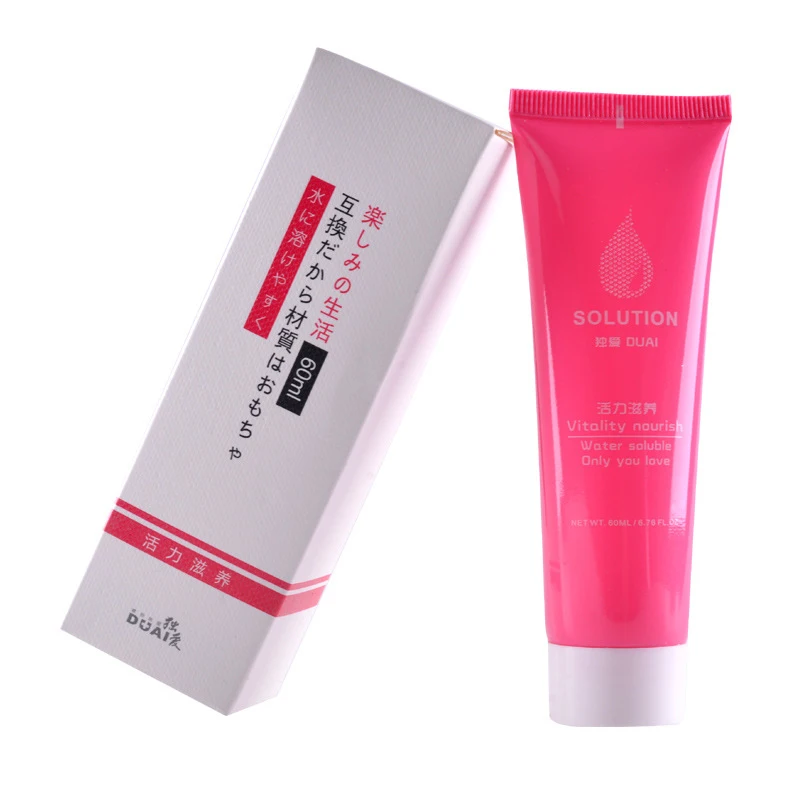 60 гр. упаковка смазочного смазка на водной основе для тела Смазка анального секса