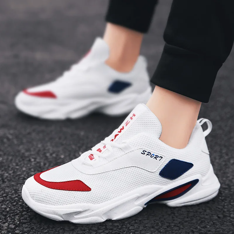 vintage Mixed Colors Retro Daddy Mesh Sneakers Men Hip Hop Patchwork Shoes Streetwear Men's Casual Fashion | Обувь