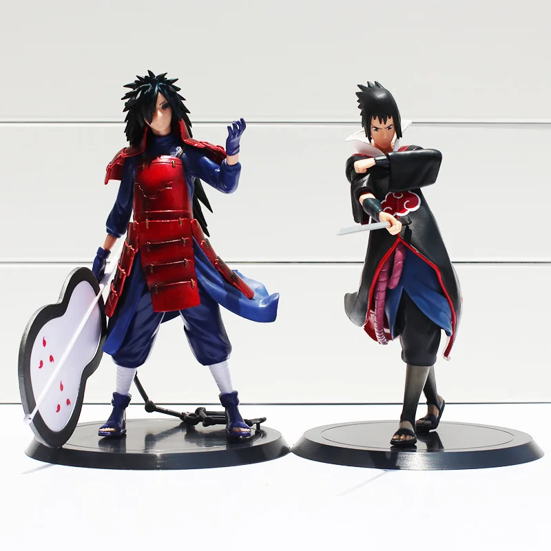 2 шт./лот 17 см Фигурки героев аниме модели игрушки|model toy|pvc action figureuchiha madara |