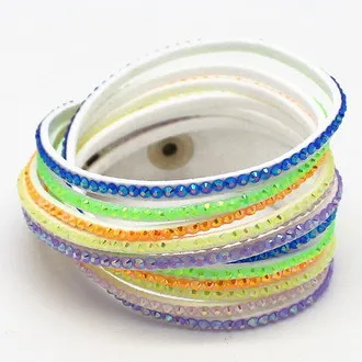 Новый горячий продаваемый модный Многослойный кожаный браслет! Браслеты для