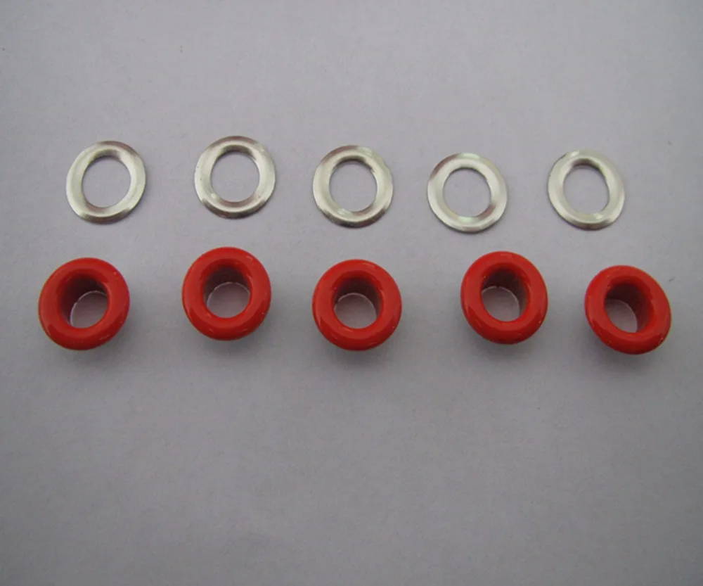 Бесплатная доставка 5 мм латунная краска без никеля в форме кукурузы ярко красные