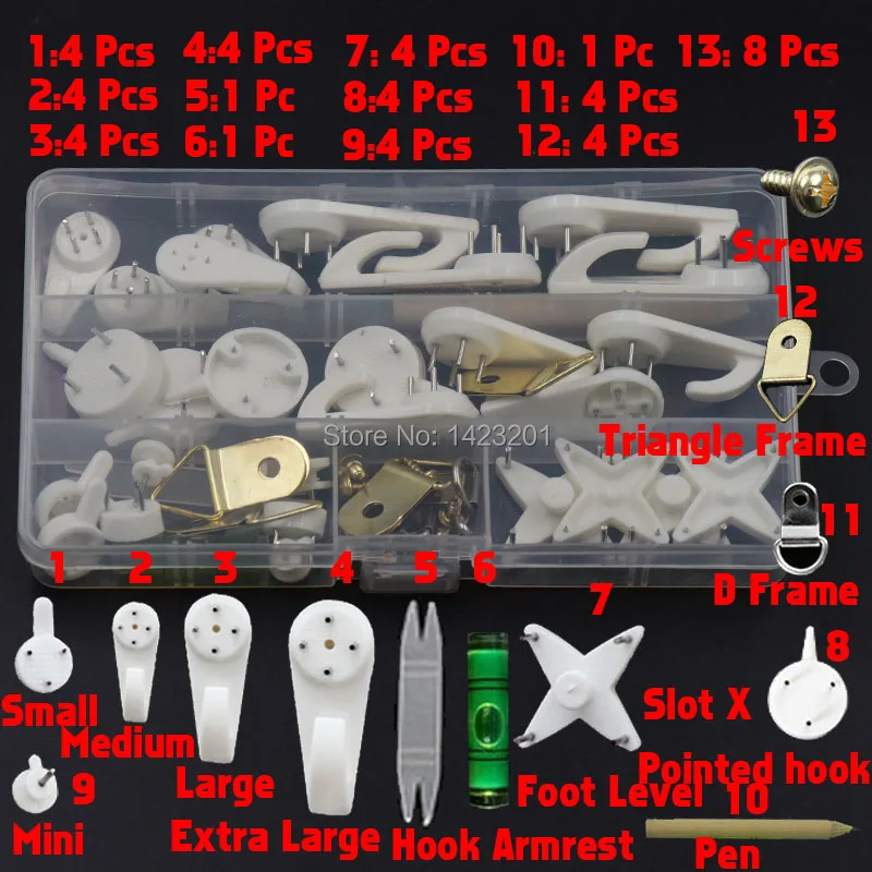 Настенные крепежные крючки 1 шт./лот зеркальные подвесные пластины в виде светлой