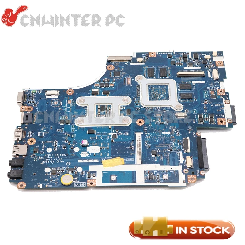 Материнская плата NOKOTION MBR5C02001 MBWUV02001 для ноутбука Acer ASPIRE 5741 5741G 5742 новая