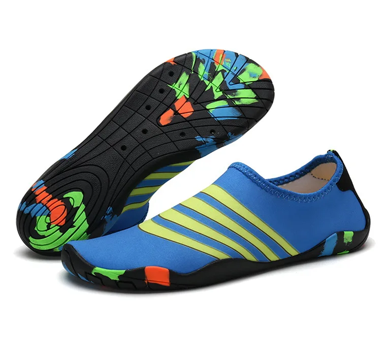 Унисекс aqua shoes Лето Плавание пляж на серфинге быстросохнущая обувь резиновая нескользящая легкая женская обувь для водных видов спорта