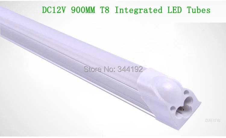 

14 Вт 900 мм T8 интегрированы из светодиодов SMD2835 90lm / w 2700 - 6500 К цветовая температура цветовая температура AC85-265V алюминиевого сплава + PC крышка